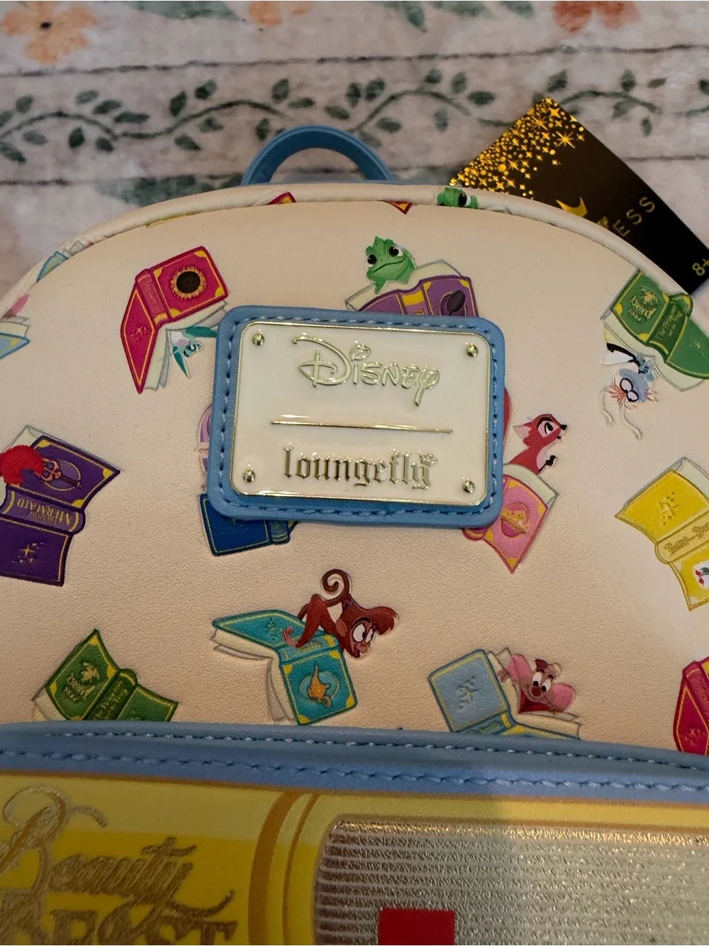 Loungefly Disney Princess Books Mini Backpack girly colorful characters vibrant